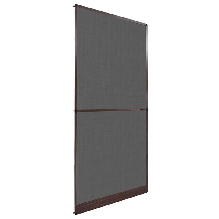 vidaXL Hordeur met scharnieren 100x215 cm bruin, Doe-het-zelf en Bouw, Deuren en Vliegenramen, Nieuw, Verzenden