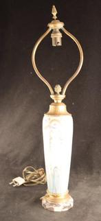 Grote antieke - Lamp - Porselein, Metaal, Antiek en Kunst