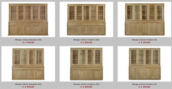 MERAPI-kasten, Huis en Inrichting, Kasten | Vitrinekasten, Nieuw, Verzenden