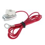 Connecteur ht inter-cordelette rouge, 150cm, œillet m8 -, Animaux & Accessoires