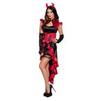 Halloween Duivel Kostuum Zwart Rood, Kleding | Dames, Carnavalskleding en Feestkleding, Nieuw, Verzenden