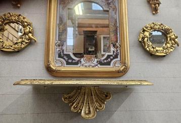 Miroir (6) - Bois, Antiek en Kunst, Curiosa en Brocante