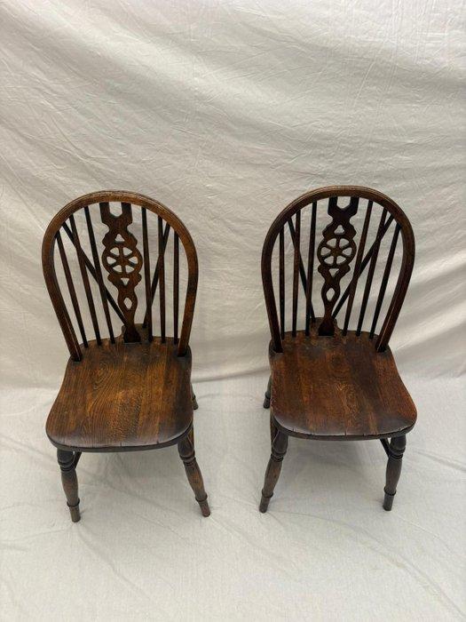 Fauteuil - Windsor Fauteuils met Gebogen Design Circa 1910 -, Antiek en Kunst, Curiosa en Brocante