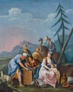 Scuola italiana (XVIII) - Scena biblica, Antiek en Kunst