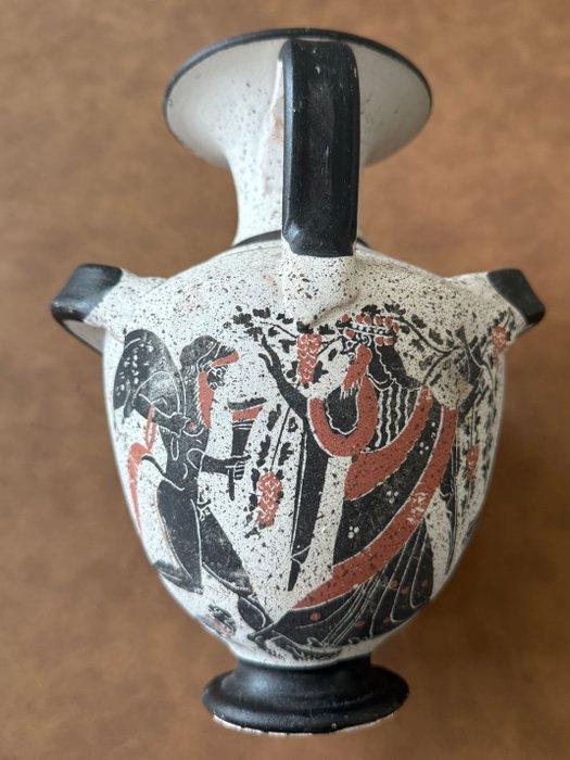 Antiek Bak - Steen - 1960-1970 - Vaas met Grieks patroon, Antiek en Kunst, Curiosa en Brocante