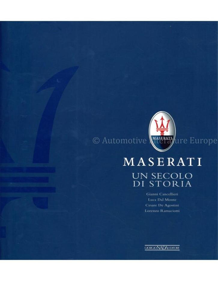 MASERATI, UN SECOLO, DI STORIA, Boeken, Auto's | Boeken, Ophalen of Verzenden