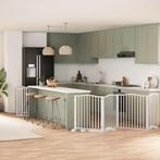 vidaXL Hondenhek inklapbaar met deur 12 panelen 960cm, Verzenden, Nieuw