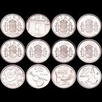 Spanje. 10 pesetas, serie completa. Conjunto de 12 monedas