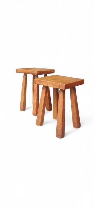 Set bijzettafels (2) - Eik - Brutalist beschikbaar voor biedingen