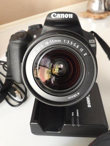 Canon EOS 1200D + 18-55mm Digitale camera beschikbaar voor biedingen