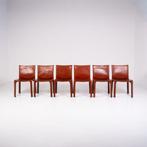 Cassina - Mario Bellini - Chaise (6) - Cabinet 412 - Acier,, Antiek en Kunst