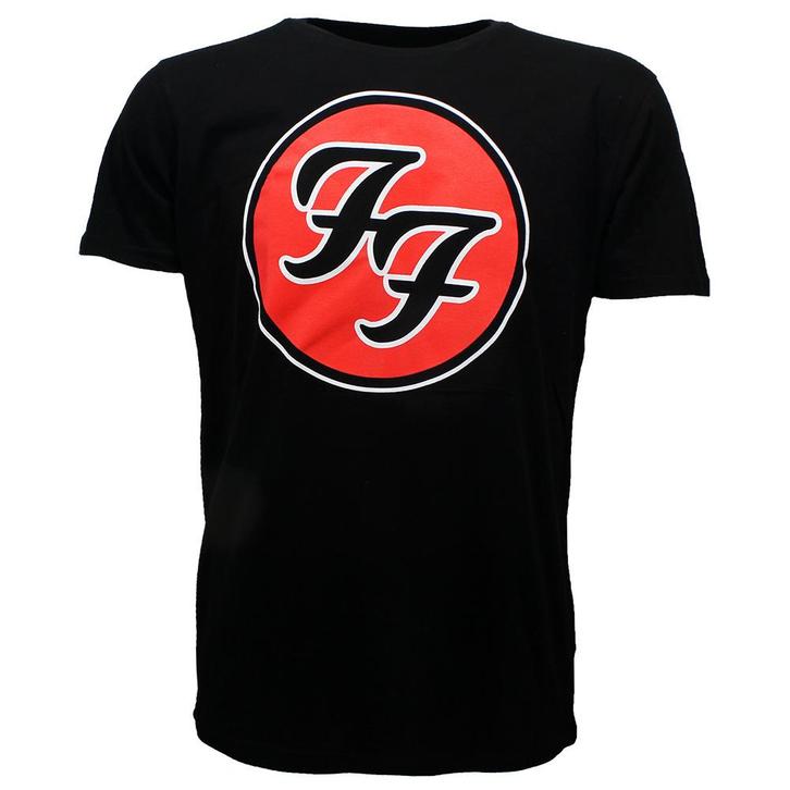 Foo Fighters FF Logo Band T-Shirt Zwart - Officiële, Kleding | Heren, T-shirts