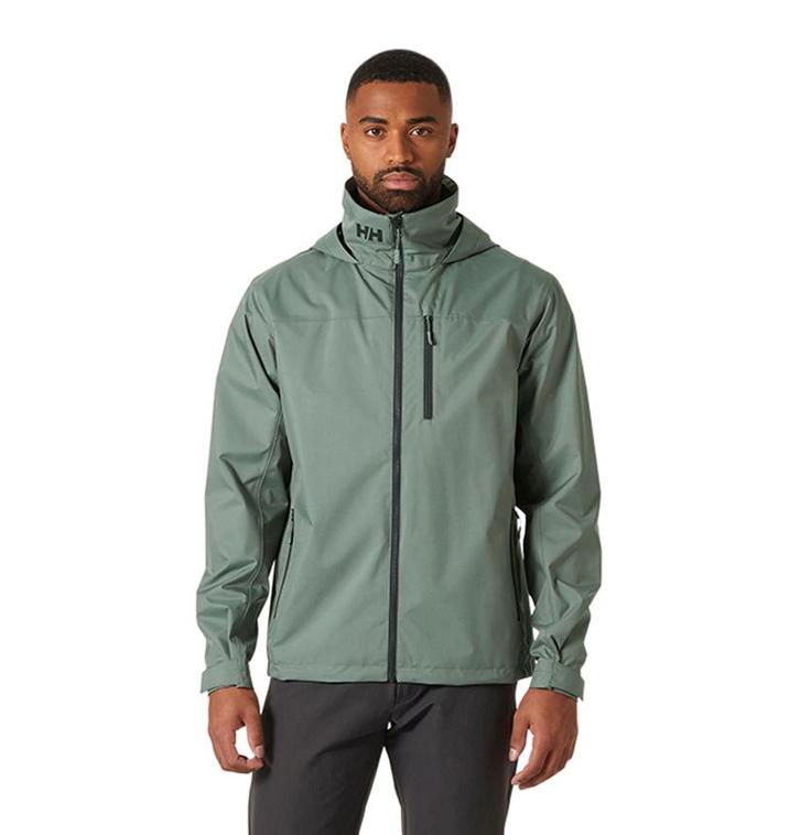 Helly Hansen Crew Hooded Jacket 2.0 | Heren | Grijs Cactus, Watersport en Boten, Watersportkleding, Nieuw