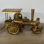 Stoommachine - Wilesco funktioniert - Gelakt messing -