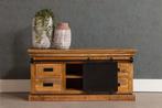 Tv-meubel Mangohout Milan, Huis en Inrichting, Nieuw, Industriële meubels, Overige houtsoorten, Verzenden