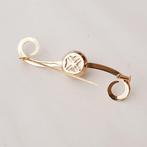 Broche - 18 karaat Geel goud Parel