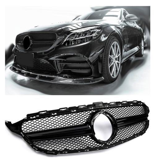 Grill Sport grille past voor Mercedes W205 FACELIFT zwart /, Auto diversen, Auto-accessoires, Verzenden