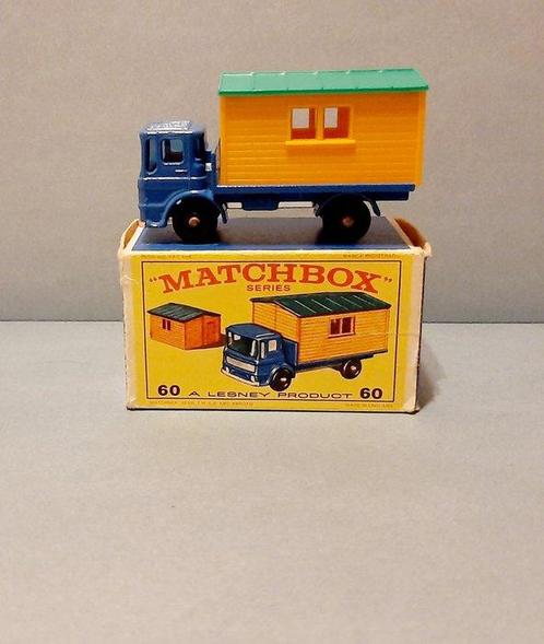 Matchbox - 1:64 - Leyland Site Office Truck n. 60, Hobby en Vrije tijd, Modelauto's | 1:5 tot 1:12