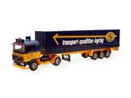 Schaal 1:50 Tekno 850205 Zweden 1985 ASG Huifoplegger #4068, Ophalen of Verzenden, Gebruikt, Tekno