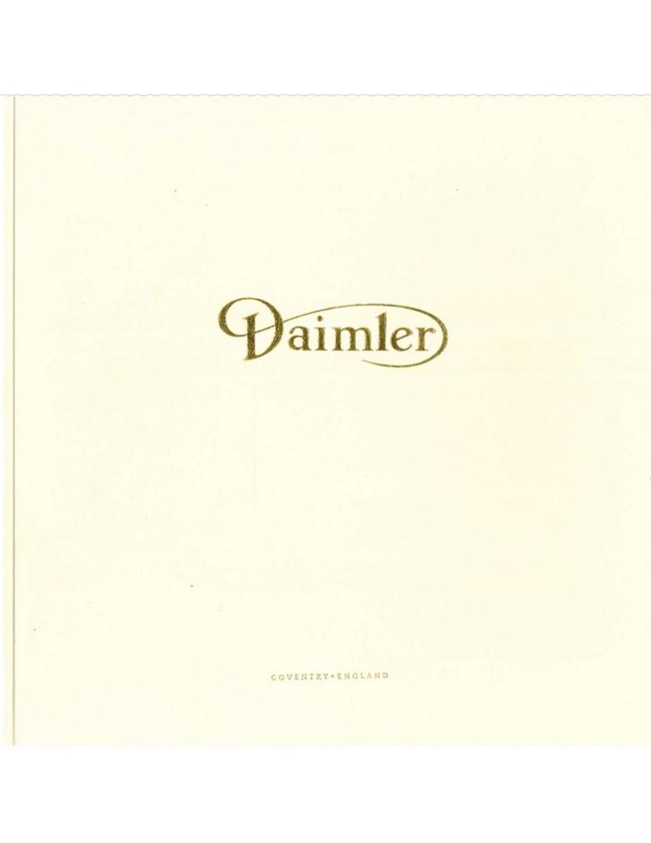 2000 DAIMLER SUPER V8 BROCHURE NEDERLANDS, Boeken, Auto's | Folders en Tijdschriften