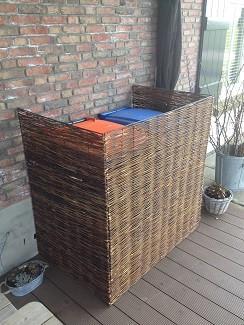 Kliko ombouw wilgentenen dubbel, Tuin en Terras, Bergingen en Tuinkasten, Verzenden