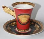Rosenthal - - Gianne Versace - Kop en schotel - Red Medusa -