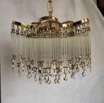Plafondlamp - Messing, Kristal - Murano-stijl, Antiek en Kunst