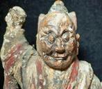 Antique Religious Folk Art Sculpture - Hout - China - Qing, Antiek en Kunst