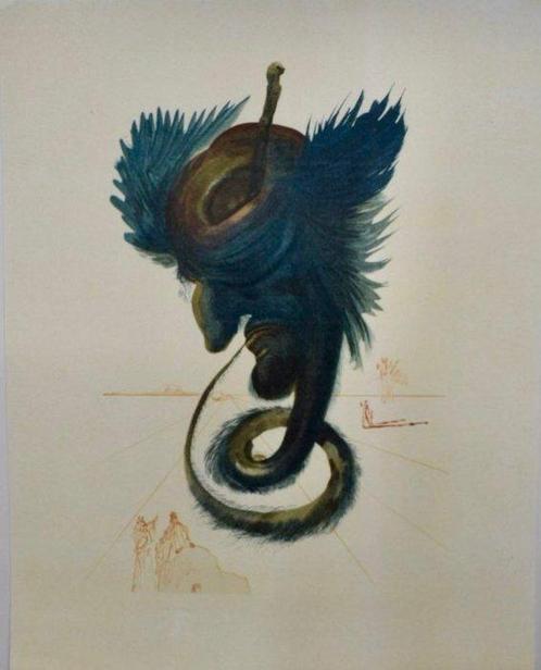 Salvador Dali (1904-1989) - Il  Cherubino, Antiek en Kunst, Antiek | Overige Antiek