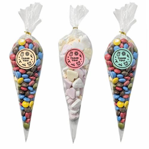 Fako Bijoux® - 50x Cellofaan Puntzakken 30x16cm + 60, Divers, Emballage cadeau, Envoi
