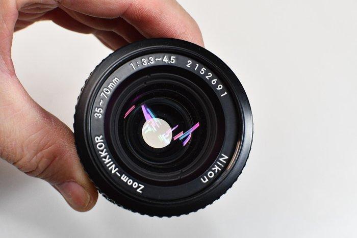 Nikon Nikkormat FT + Zoom-Nikkor 35-70mm | Single lens, Audio, Tv en Foto, Fotocamera's Analoog