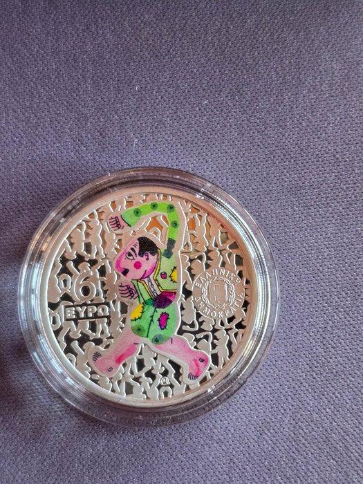 Griekenland. 6 Euro 2024 Eugenios Spatharis Proof (Zonder, Postzegels en Munten, Munten | Europa | Euromunten
