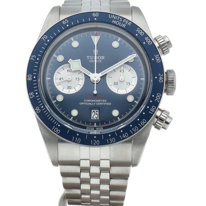 Tudor - Black Bay Chronograph Watch Jubilee Blue Boutique, Handtassen en Accessoires, Horloges | Antiek