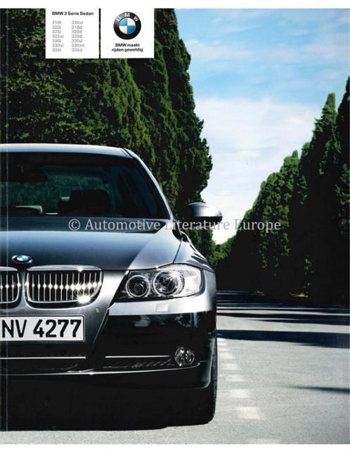 2007 BMW 3 SERIE SEDAN BROCHURE NEDERLANDS, Livres, Autos | Brochures & Magazines