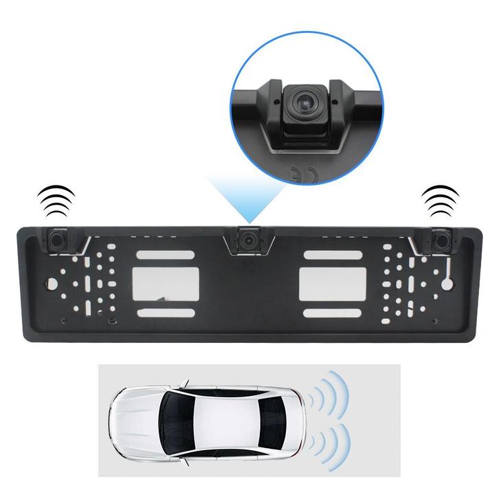Kentekenplaathouder Camera met Parkeersensoren, Auto diversen, Auto-accessoires, Nieuw, Verzenden