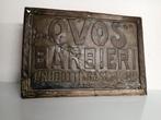 Reclamebord - Aluminium, Ovos Barbieri - Italië rond 1900