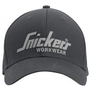 Snickers 9041 casquette logo - 5804 - steel grey - black -, Dieren en Toebehoren, Dierenvoeding