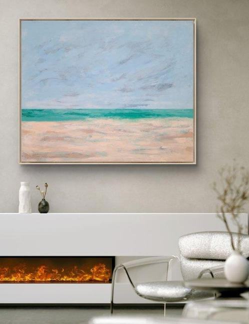 Gaby Acevedo - Seascape (XL) - No Reserve, Antiek en Kunst, Kunst | Schilderijen | Modern