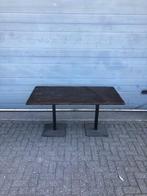 Gebruikte Tafel (150x67cm) - T1508- Vintage/Café, Huis en Inrichting, Ophalen, Nieuw
