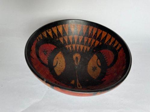 Louis Bogtman - Schaal - Gebatikt - Hout - Amsterdamse, Antiek en Kunst, Kunst | Designobjecten