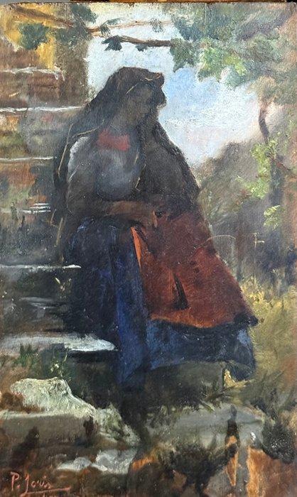 Pio Joris (1843-1921) - Il Riposo, Antiek en Kunst, Kunst | Schilderijen | Klassiek