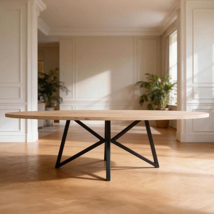 Plat ovaal Eikenhout  Matrix Flower, Antiquités & Art, Antiquités | Céramique & Poterie