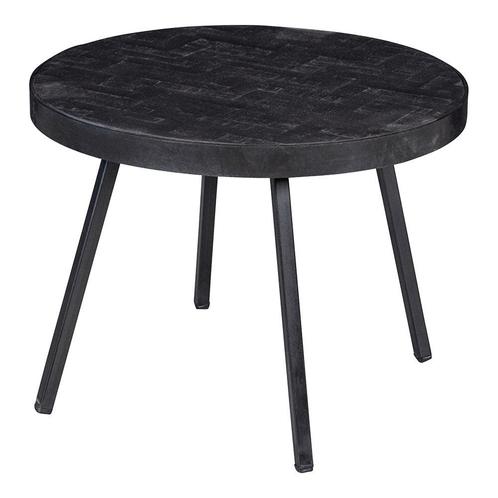 Salontafel Mangohout Carlin 58 cm, Huis en Inrichting, Tafels | Salontafels, Nieuw, Verzenden