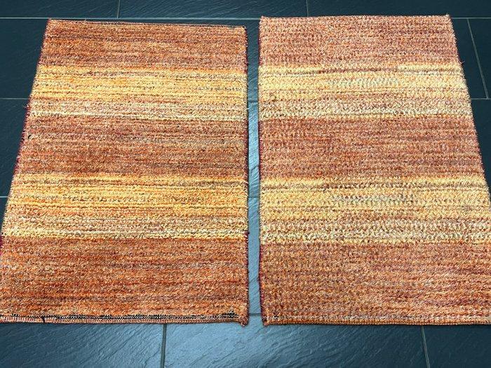 Gabbeh Set - Tapijt - 95 cm - 65 cm, Maison & Meubles, Ameublement | Tapis & Moquettes