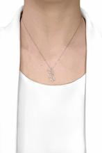 Hanger - 18 karaat Witgoud - 0.30ct. tw. Diamant