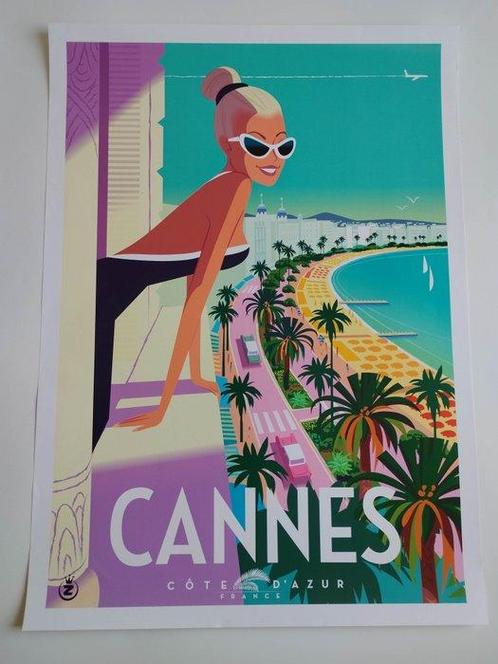 Mr Z - Cannes Festival 2024, Antiek en Kunst, Kunst | Tekeningen en Fotografie