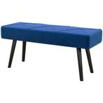 TRUUSK Gestoffeerde Bank met X-Patroon - Fluweel Look - Draa, Verzenden, Nieuw