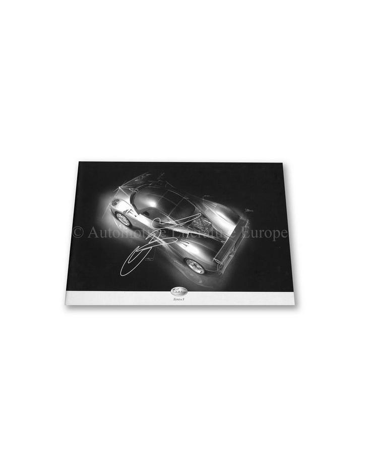 2006 PAGANI ZONDA F BROCHURE ENGELS, Boeken, Auto's | Folders en Tijdschriften