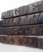 Drukblokken (26) - Italië - Volledig Engels alfabet, Antiek en Kunst