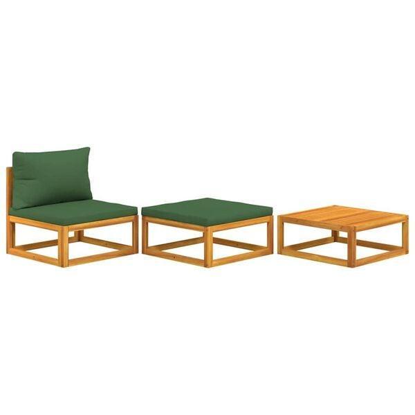Luxe Loungeset Acacia | OP = OP | 37% Voordeel, Tuin en Terras, Tuinsets en Loungesets, Bank, Nieuw, Hardhout, Tuinset, Verzenden